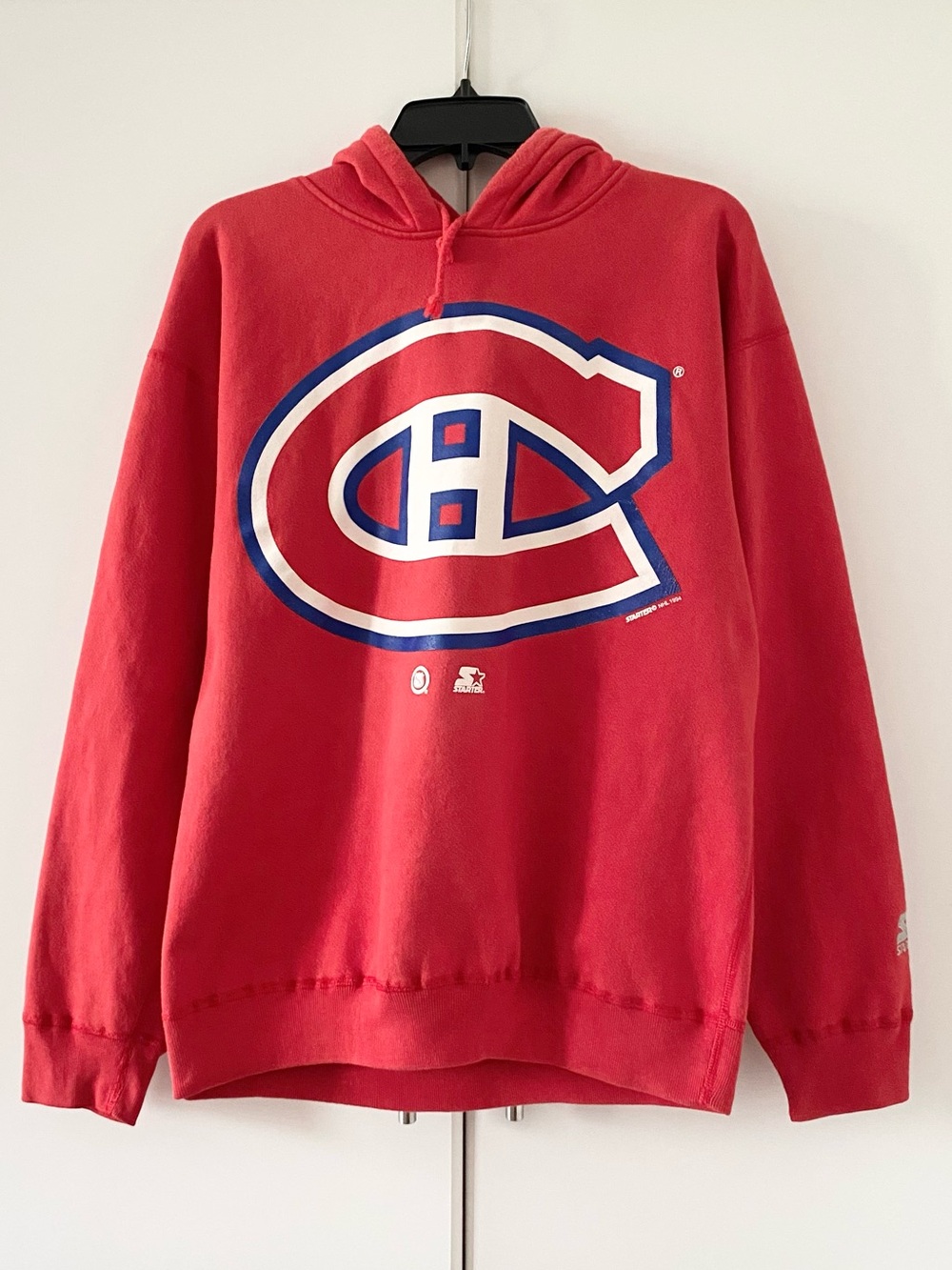Vintage Starter NHL 1994 Montreal Canadiens Logo Hoodie